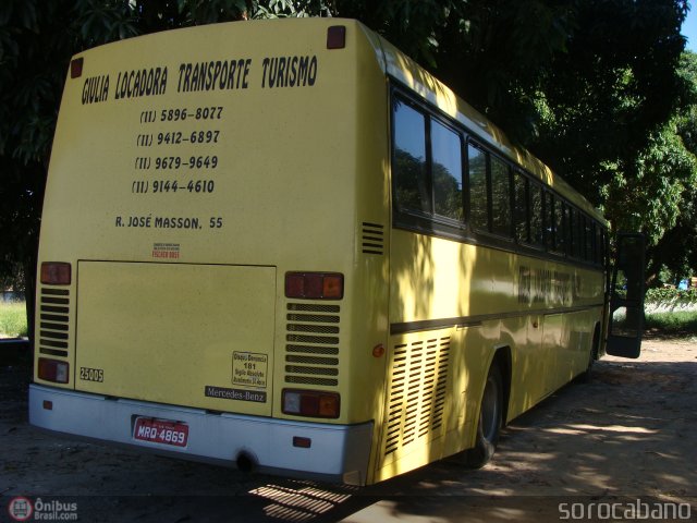 Giulia Locadora Transporte Turismo 25005 na cidade de Sorocaba, São Paulo, Brasil, por Elias  Junior. ID da foto: 68503.