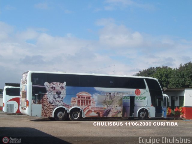 Eucatur - Empresa União Cascavel de Transportes e Turismo 4081 na cidade de Curitiba, Paraná, Brasil, por Paulo Roberto Chulis. ID da foto: 68840.