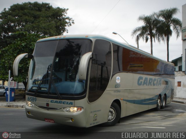 Viação Garcia 6589 na cidade de Sorocaba, São Paulo, Brasil, por EDUARDO - SOROCABUS. ID da foto: 70461.