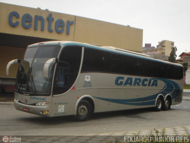 Viação Garcia 7570 na cidade de Sorocaba, São Paulo, Brasil, por EDUARDO - SOROCABUS. Número da foto: #70457.