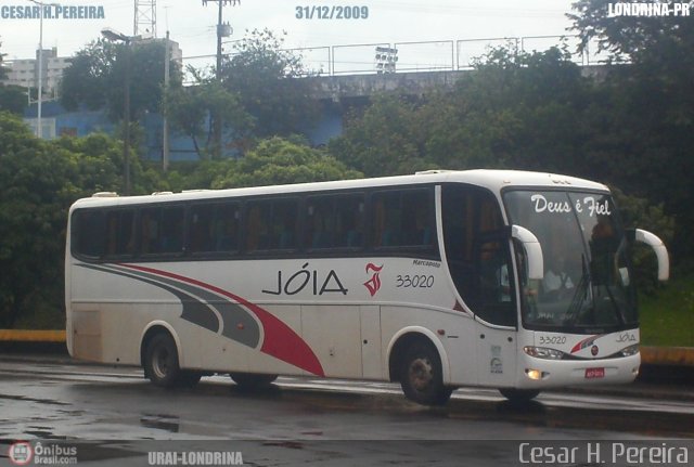 Viação Jóia > Expresso Jóia 33020 na cidade de Londrina, Paraná, Brasil, por Cesar H. Pereira. Número da foto: #65027.