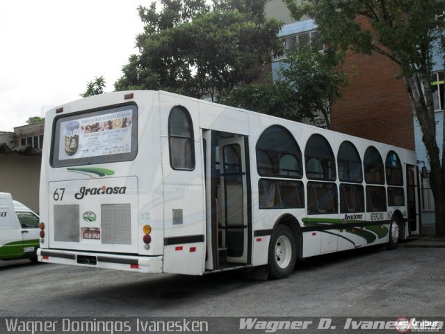 Viação Graciosa 67 na cidade de Curitiba, Paraná, Brasil, por Wagner Domingos Ivanesken. Número da foto: #71135.