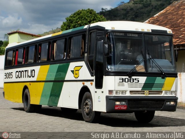 Empresa Gontijo de Transportes 3085 na cidade de Almenara, Minas Gerais, Brasil, por Sérgio Augusto Braga Canuto. ID da foto: 73042.