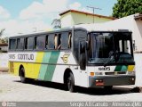 Empresa Gontijo de Transportes 9105 na cidade de Almenara, Minas Gerais, Brasil, por Sérgio Augusto Braga Canuto. ID da foto: :id.