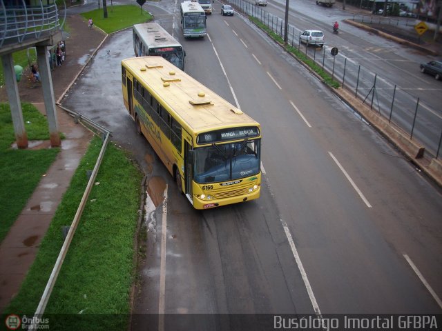 Viação Garcia 6166 na cidade de Maringá, Paraná, Brasil, por André Nordeste. Número da foto: #74370.