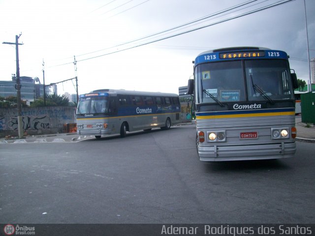 Viação Cometa 1213 na cidade de São Paulo, São Paulo, Brasil, por Adems  Equipe 19. Número da foto: #65754.