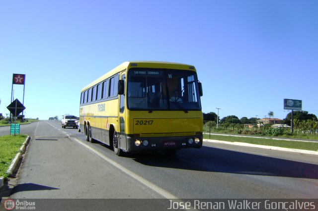 Viação Itapemirim 20217 na cidade de Luziânia, Goiás, Brasil, por José Renan Walker Gonçalves. Número da foto: #65944.