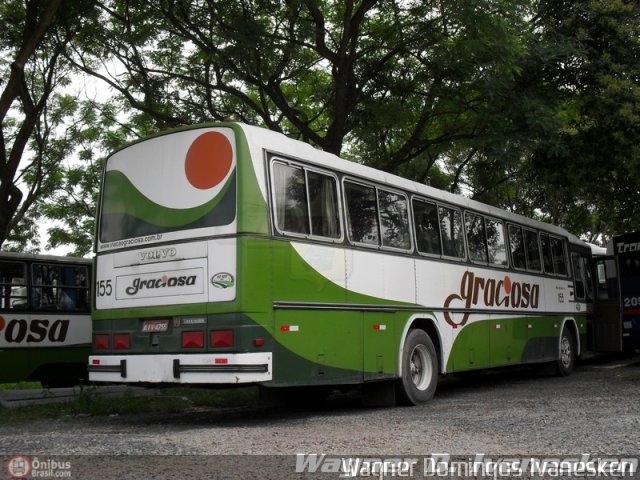 Viação Graciosa 155 na cidade de Curitiba, Paraná, Brasil, por Wagner Domingos Ivanesken. Número da foto: #66404.