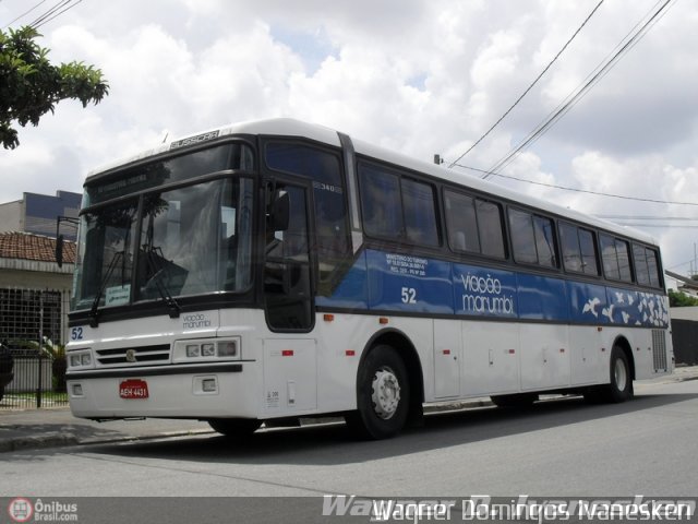 Viação Marumbi 52 na cidade de Curitiba, Paraná, Brasil, por Wagner Domingos Ivanesken. Número da foto: #66408.
