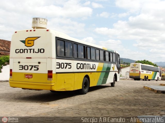 Empresa Gontijo de Transportes 3075 na cidade de Almenara, Minas Gerais, Brasil, por Sérgio Augusto Braga Canuto. Número da foto: #66824.