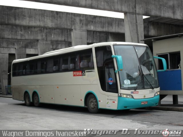 Empresa de Ônibus Nossa Senhora da Penha 33565 na cidade de Curitiba, Paraná, Brasil, por Wagner Domingos Ivanesken. ID da foto: 67306.