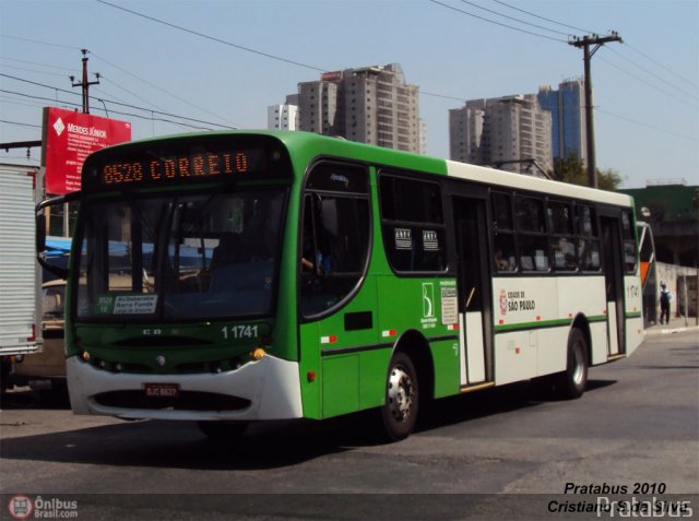 Viação Santa Brígida 1 1741 na cidade de São Paulo, São Paulo, Brasil, por Cristiano Soares da Silva. ID da foto: 207176.