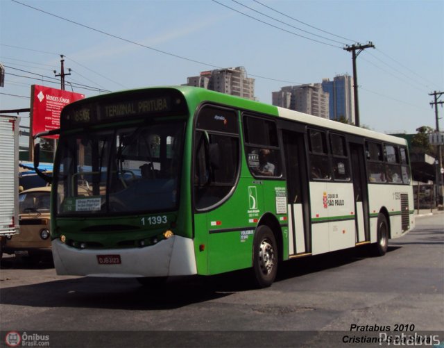 Viação Santa Brígida 1 1393 na cidade de São Paulo, São Paulo, Brasil, por Cristiano Soares da Silva. ID da foto: 207151.