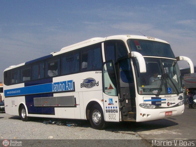 VIDA - Viação Danúbio Azul 8002 na cidade de São Paulo, São Paulo, Brasil, por Marcio V Boas. Número da foto: #212024.