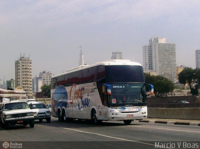 Costa Sul Turismo 1313 na cidade de São Paulo, São Paulo, Brasil, por Marcio V Boas. Número da foto: #212023.