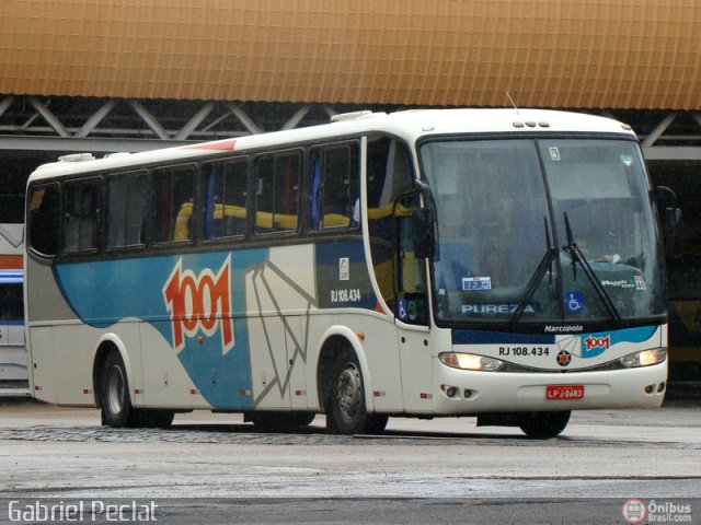 Auto Viação 1001 RJ 108.434 na cidade de Rio de Janeiro, Rio de Janeiro, Brasil, por Gabriel Peclat. ID da foto: 212829.