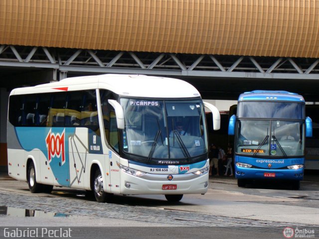 Auto Viação 1001 RJ 108.658 na cidade de Rio de Janeiro, Rio de Janeiro, Brasil, por Gabriel Peclat. Número da foto: #213257.