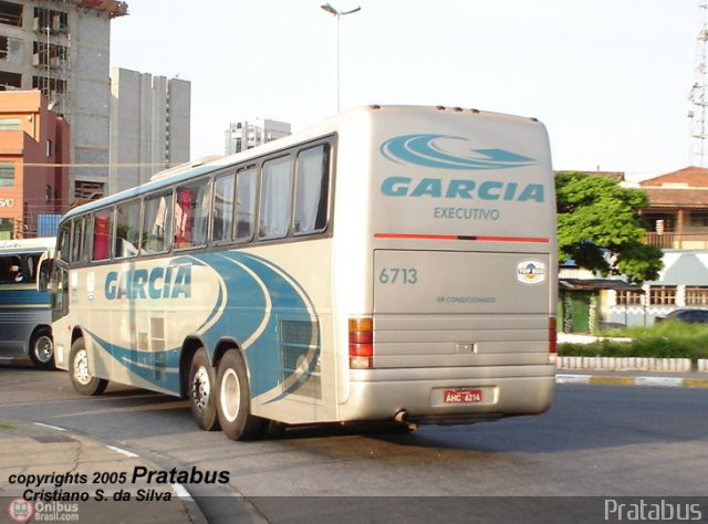 Viação Garcia 6713 na cidade de São Paulo, São Paulo, Brasil, por Cristiano Soares da Silva. Número da foto: #217250.