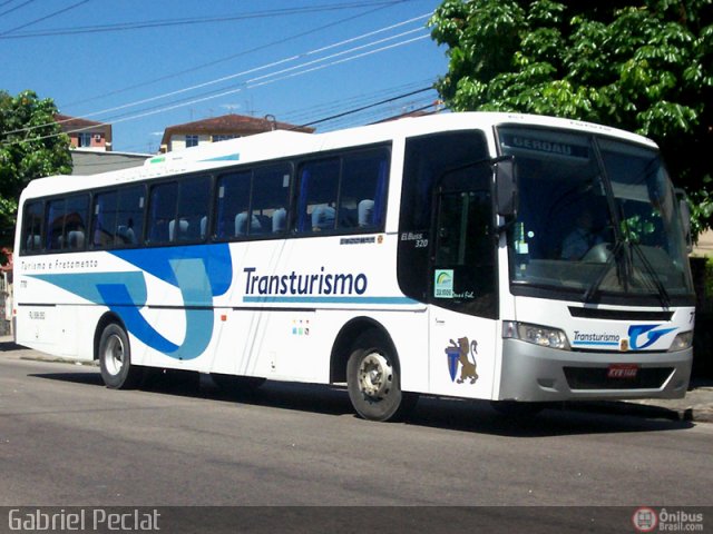 Transturismo Turismo e Fretamento 770 na cidade de Rio de Janeiro, Rio de Janeiro, Brasil, por Gabriel Peclat. Número da foto: #217000.