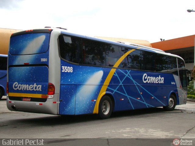 Viação Cometa 3508 na cidade de Rio de Janeiro, Rio de Janeiro, Brasil, por Gabriel Peclat. Número da foto: #217024.
