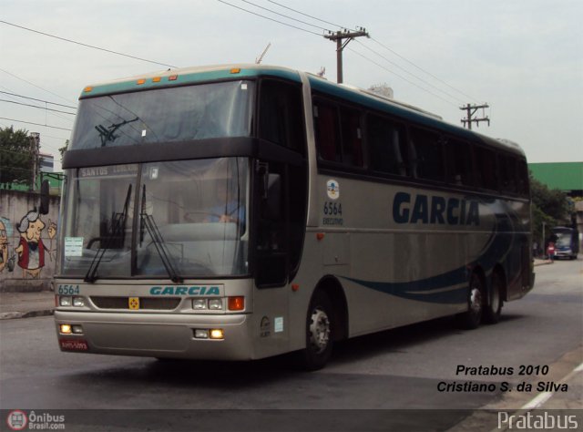 Viação Garcia 6564 na cidade de São Paulo, São Paulo, Brasil, por Cristiano Soares da Silva. Número da foto: #217257.