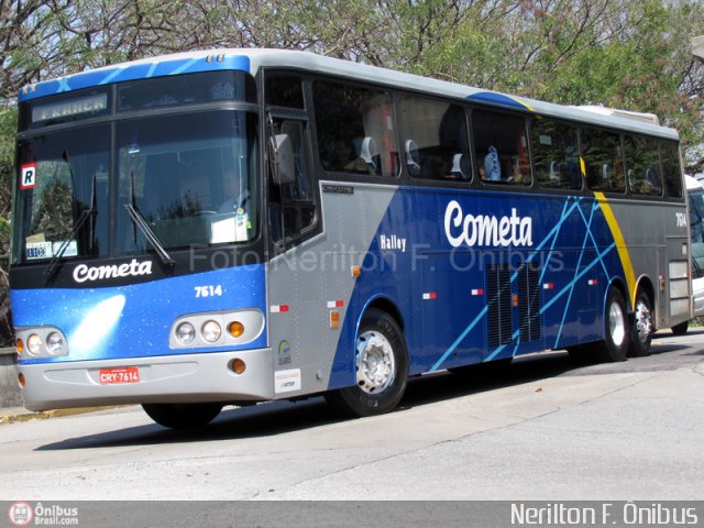 Viação Cometa 7614 na cidade de São Paulo, São Paulo, Brasil, por Nerilton F.  ônibus. ID da foto: 217223.