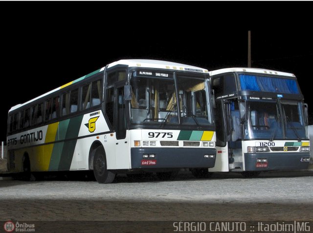 Empresa Gontijo de Transportes 9775 na cidade de Itaobim, Minas Gerais, Brasil, por Sérgio Augusto Braga Canuto. ID da foto: 217762.