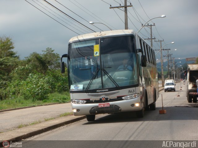Nossa Senhora de Fátima Auto Ônibus 563 na cidade de Bragança Paulista, São Paulo, Brasil, por Antonio Carlos Pangardi. Número da foto: #217596.