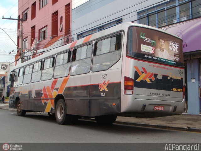 Nossa Senhora de Fátima Auto Ônibus 387 na cidade de Bragança Paulista, São Paulo, Brasil, por Antonio Carlos Pangardi. ID da foto: 217599.