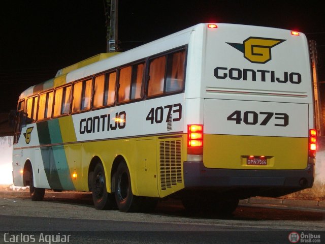 Empresa Gontijo de Transportes 4073 na cidade de Teresina, Piauí, Brasil, por Carlos Aguiar ®. ID da foto: 217990.