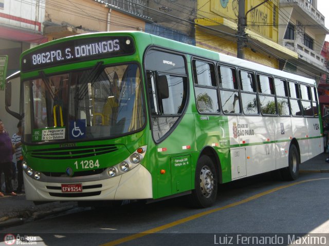 Viação Santa Brígida 1 1284 na cidade de São Paulo, São Paulo, Brasil, por Luiz Fernando Maximo. Número da foto: #218522.