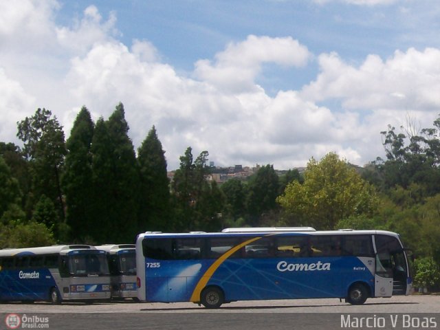 Viação Cometa 7255 na cidade de Poços de Caldas, Minas Gerais, Brasil, por Marcio V Boas. Número da foto: #217997.