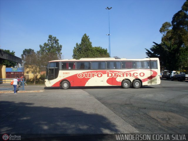 Viação Ouro Branco 9101 na cidade de Curitiba, Paraná, Brasil, por Wanderson Costa Silva. ID da foto: 218212.