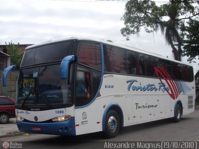 Twister Rio Transporte e Turismo 1080 na cidade de Rio de Janeiro, Rio de Janeiro, Brasil, por Alexandre  Magnus. ID da foto: 219034.