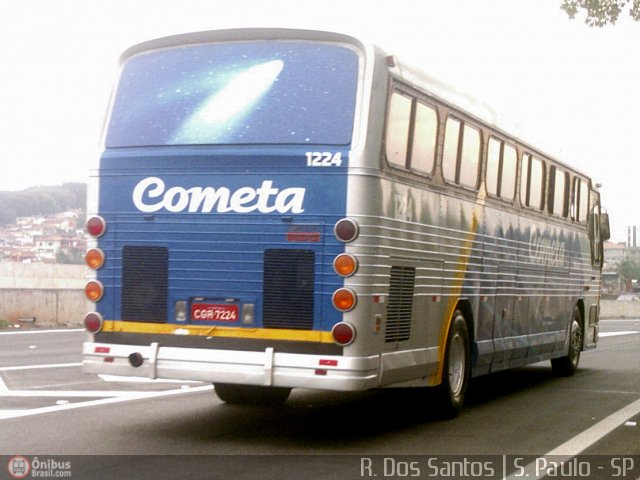 Viação Cometa 1224 na cidade de São Paulo, São Paulo, Brasil, por Rafael Santos. ID da foto: 219882.