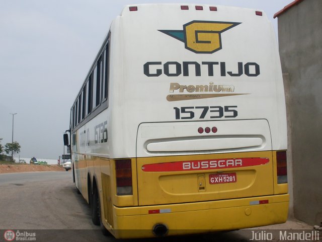 Empresa Gontijo de Transportes 15735 na cidade de Belo Horizonte, Minas Gerais, Brasil, por Júlio  Mandelli. Número da foto: #220267.