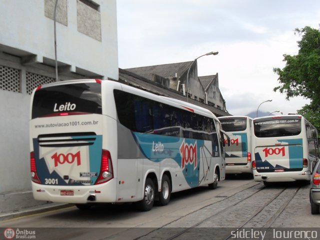 Auto Viação 1001 3001 na cidade de Rio de Janeiro, Rio de Janeiro, Brasil, por Sidcley Lourenço. Número da foto: #220126.