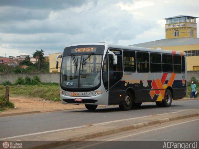 Nossa Senhora de Fátima Auto Ônibus 413 na cidade de Bragança Paulista, São Paulo, Brasil, por Antonio Carlos Pangardi. Número da foto: #220852.