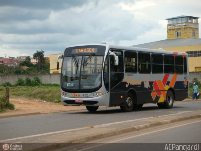 Nossa Senhora de Fátima Auto Ônibus 413 na cidade de Bragança Paulista, São Paulo, Brasil, por Antonio Carlos Pangardi. ID da foto: 220852.