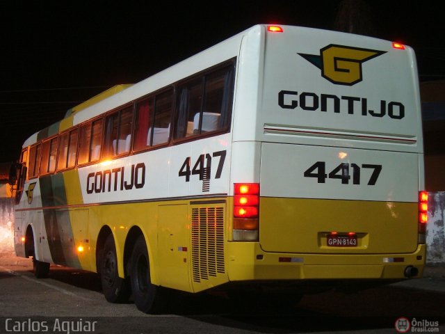 Empresa Gontijo de Transportes 4417 na cidade de Teresina, Piauí, Brasil, por Carlos Aguiar ®. ID da foto: 222253.