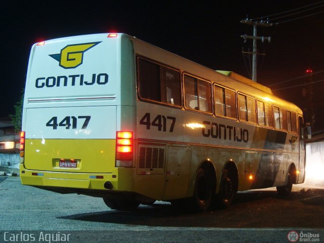 Empresa Gontijo de Transportes 4417 na cidade de Teresina, Piauí, Brasil, por Carlos Aguiar ®. ID da foto: 222255.