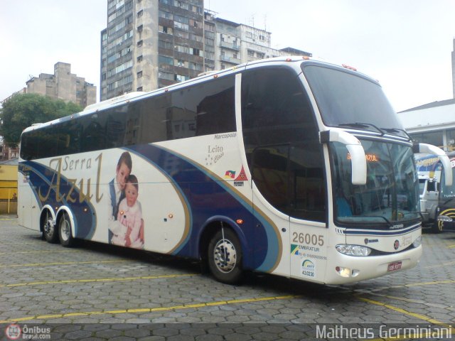Serra Azul Turismo 26005 na cidade de São Paulo, São Paulo, Brasil, por Matheus Germiniani. Número da foto: #223408.