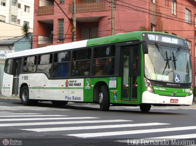 Viação Santa Brígida 1 1900 na cidade de São Paulo, São Paulo, Brasil, por Luiz Fernando Maximo. Número da foto: #223716.