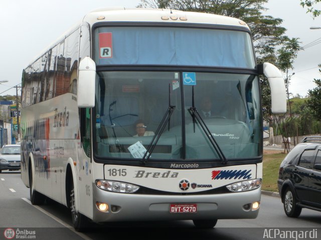 Breda Transportes e Serviços 1815 na cidade de São Paulo, São Paulo, Brasil, por Antonio Carlos Pangardi. Número da foto: #223950.