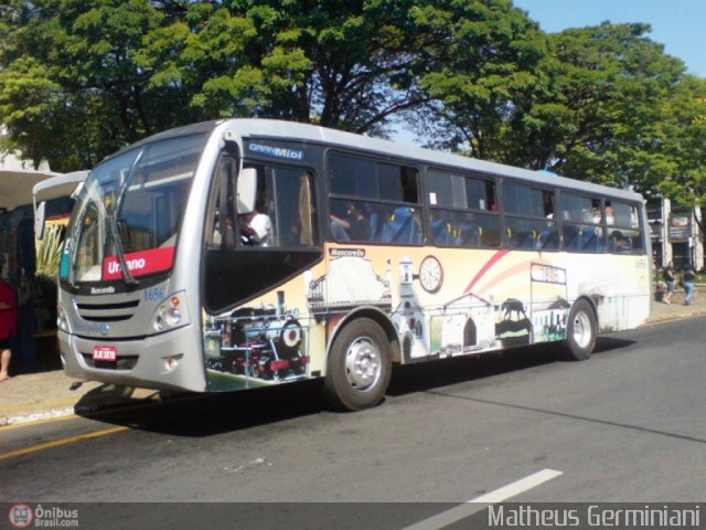 Expresso Metrópolis Transportes e Viagens 1656 na cidade de Jaguariúna, São Paulo, Brasil, por Matheus Germiniani. Número da foto: #224323.
