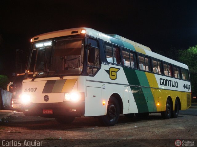 Empresa Gontijo de Transportes 4407 na cidade de Teresina, Piauí, Brasil, por Carlos Aguiar ®. ID da foto: 224913.