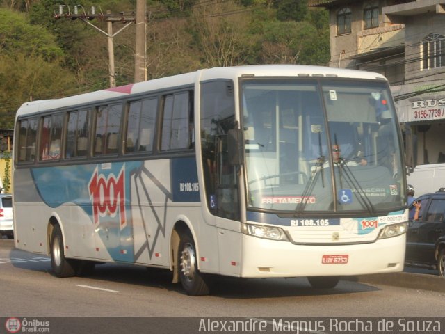 Auto Viação 1001 RJ 108.105 na cidade de Rio de Janeiro, Rio de Janeiro, Brasil, por Alexandre  Magnus. Número da foto: #208480.