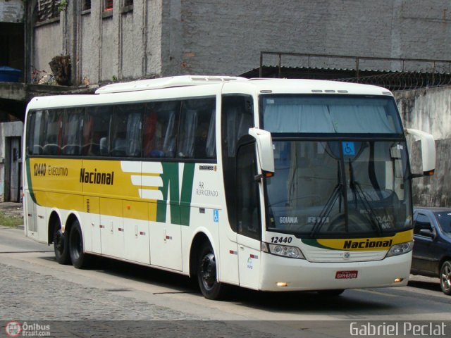 Viação Nacional 12440 na cidade de Rio de Janeiro, Rio de Janeiro, Brasil, por Gabriel Peclat. Número da foto: #208332.