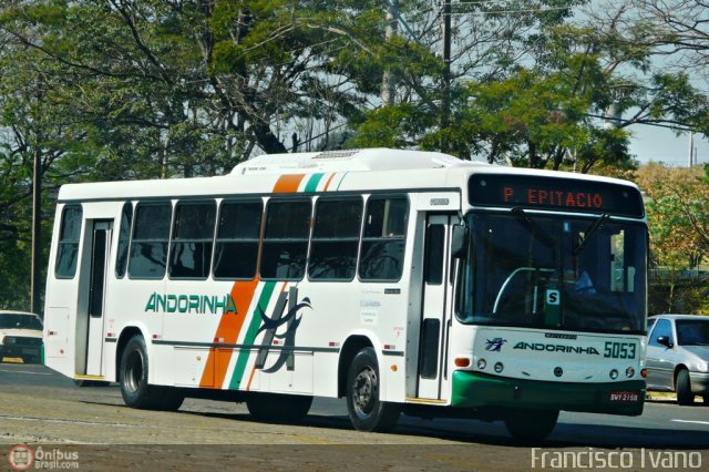 Empresa de Transportes Andorinha 5053 na cidade de Presidente Prudente, São Paulo, Brasil, por Francisco Ivano. ID da foto: 225824.