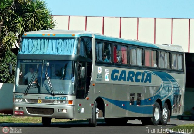 Viação Garcia 6953 na cidade de Ourinhos, São Paulo, Brasil, por Francisco Ivano. ID da foto: 226071.